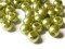 40 12mm Large Hole Pearls Light Green Pearl Beads Round Plastic Pearl Beads